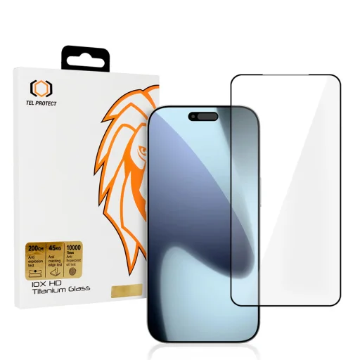  iPhone 17 Pro Max Tel Protect 10X HD Titanium üvegfólia - 1