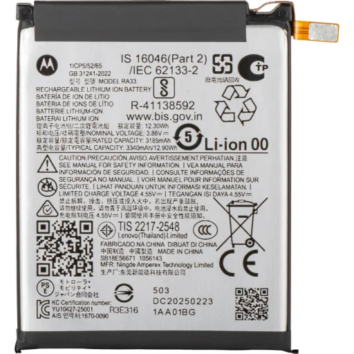 RA33 akkumulátor Motorola Razr 2025 / Razr 60-hoz - 1