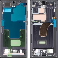Középső keret Samsung Galaxy S23 Ultra S918, Phantom Fekete,
