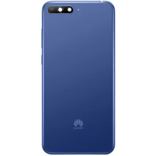 Akkumulátor fedél Huawei Y6 (2018) telefonhoz, Kék, Bontott (A fokozat) - 1