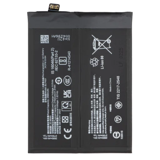 Akkumulátor BLPA51 Realme GT 6T / GT 6 készülékekhez, utángyártott - 1