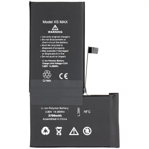 Akkumulátor Apple iPhone XS Max-hoz, 3700mAh Nagy Kapacitású - 1
