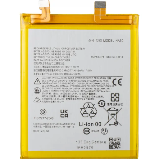 NA50 akkumulátor a Motorola Edge 30 Pro-hoz, utángyártott - 1