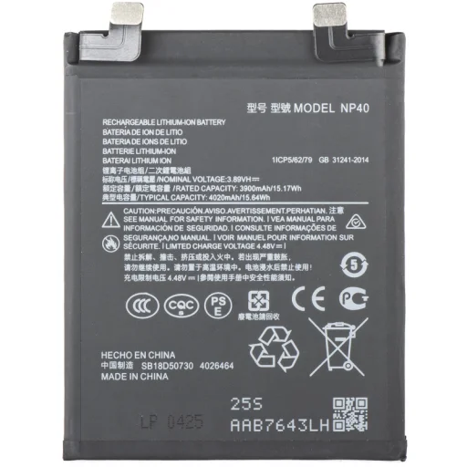 Akkumulátor NP40 Motorola Edge 30 Neo készülékhez, utángyártott - 1