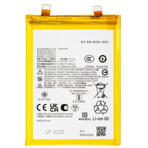 QC50 akkumulátor Motorola Edge 50 Fusion készülékhez, utángyártott - 1