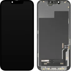 LCD Kijelző Modul MP Apple iPhone 13-hoz, Soft OLED FHD IC Mozgatható Verzió, Utángyártott, Fekete
