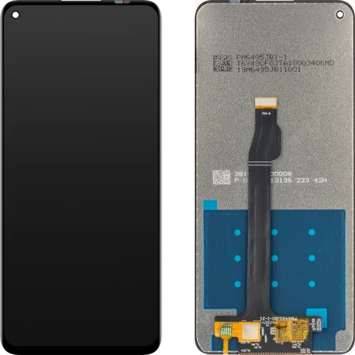 LCD Kijelző Modul MP Huawei nova 7 SE / P40 lite 5G-hez, keret nélkül, utángyártott, fekete - 1