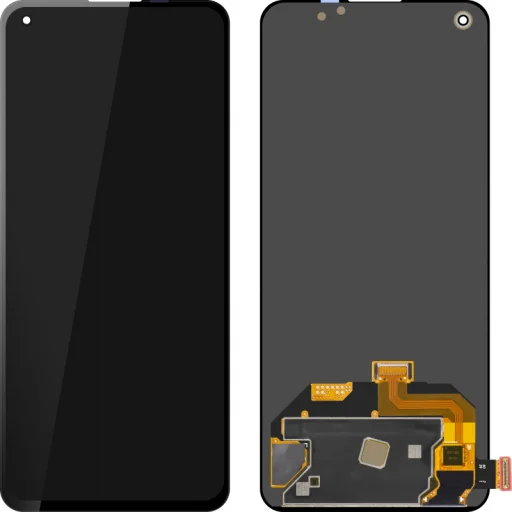 LCD kijelző modul MP Realme GT Master készülékhez, OLED verzió, keret nélkül, utángyártott, fekete - 1