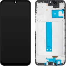 LCD Kijelző Modul MP Samsung Galaxy A25 A256-hoz, Utángyártott, Fekete