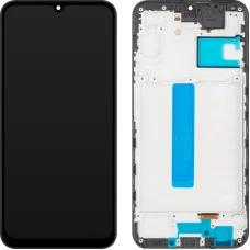 LCD Kijelző Modul MP Samsung Galaxy A25 A256, OLED Verzió, Utángyártott, Fekete