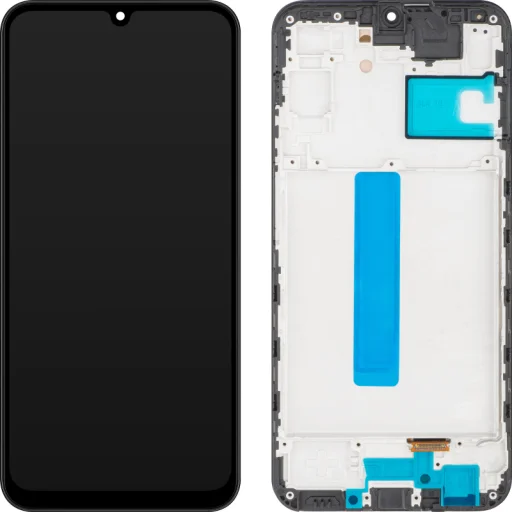 LCD Kijelző Modul MP Samsung Galaxy A25 A256, OLED Verzió, Utángyártott, Fekete - 1