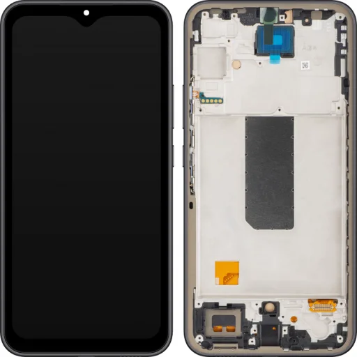 LCD kijelző modul Samsung Galaxy A34 A346, utángyártott, grafit - 1
