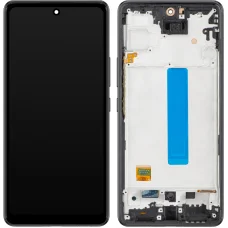 LCD Kijelző Modul MP Samsung Galaxy A53 5G A536, Utángyártott, Fekete,