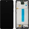 LCD kijelző modul MP Samsung Galaxy A73 5G A736-hoz, utángyártott, fekete