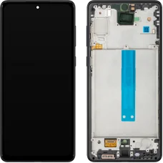 LCD kijelző modul MP Samsung Galaxy A73 5G A736-hoz, utángyártott, fekete