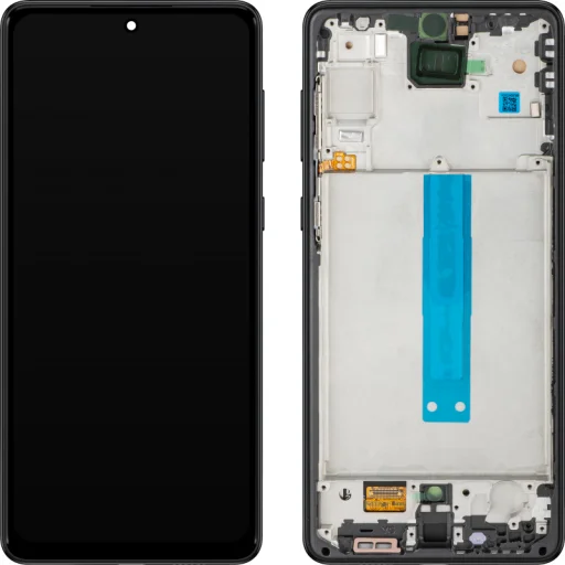 LCD kijelző modul MP Samsung Galaxy A73 5G A736-hoz, utángyártott, fekete - 1