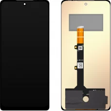 LCD Kijelző Modul MP Tecno Pova 6 / Pova 6 Pro részére, keret nélkül, utángyártott, fekete
