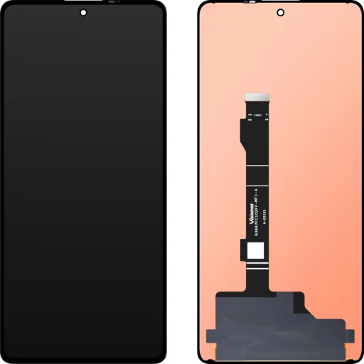 LCD kijelző modul MP Xiaomi Poco X5 Pro / Redmi Note 12 Pro 5G / Note 12 Pro+, OLED verzió, keret nélkül, utángyártott, fekete - 1