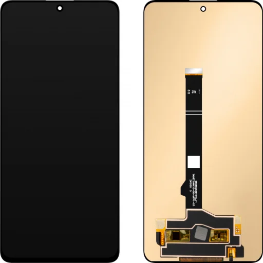 Xiaomi Poco X6 / Redmi Note 13 Pro 5G LCD kijelző modul, keret nélkül, utángyártott, fekete - 1