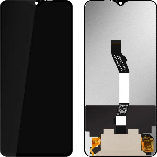 LCD kijelző modul MP Xiaomi Redmi Note 8 Pro, keret nélküli, utángyártott, fekete - 1