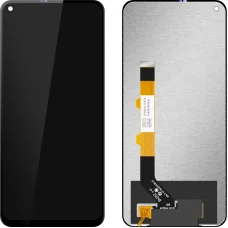 LCD Kijelző Modul MP Xiaomi Redmi Note 9 5G / Note 9T telefonhoz, keret nélkül, utángyártott, fekete