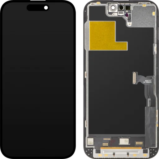 LCD Kijelző Modul ZY Apple iPhone 14 Pro-hoz, In-Cell IC Verzió, Fekete - 1