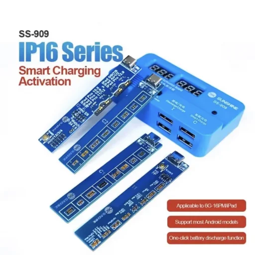 Akkumulátor Aktiválási Panel Sunshine SS-909, Apple iPhone / iPad / Univerzális Sorozat, 2in1 - 1