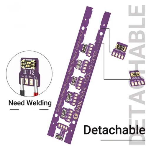 Power Boot akkumulátor csatlakozó 2UUL BT02 Apple iPhone 8 - 15 Pro Max / Android sorozathoz - 3