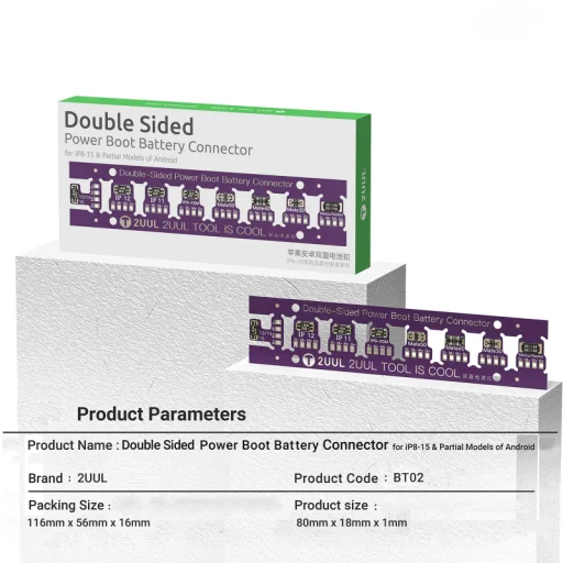 Power Boot akkumulátor csatlakozó 2UUL BT02 Apple iPhone 8 - 15 Pro Max / Android sorozathoz - 4