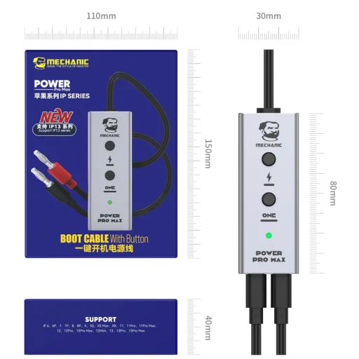 Power Kábel Mechanic Power Pro Max for Apple iPhone 6 - 13 Pro Max Series - 9