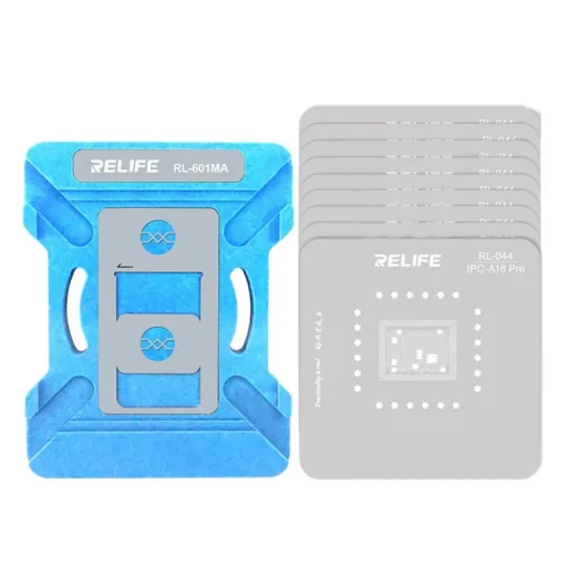 Reballing tartó Relife RL-601MA, Apple A8 - A18 CPU-khoz - 1