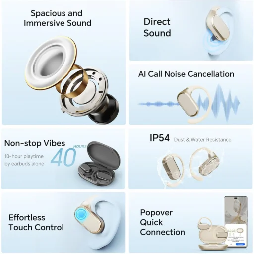 Honor Choice Open Ear, Fekete 5504AATP - 3