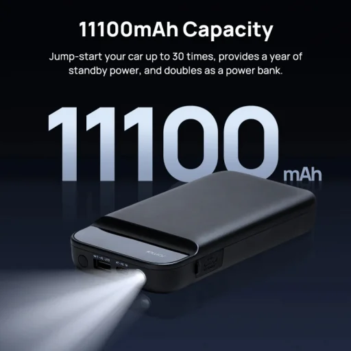 Jump Starter 70mai MiDrive PS01, 600A, Fekete - 9