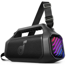 Anker Soundcore Boom 2 Plus Bluetooth Hangszóró, 140W, TWS, RGB, Vízálló, Fekete A3134011