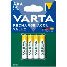 Tölthető NiMH elemek Varta Professional, AAA / LR3, 800mAh, 4-db