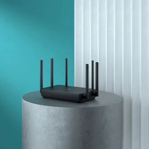 Router Xiaomi AX3200, Dual Band, Wi-Fi 6, Fekete DVB4314GL - 2