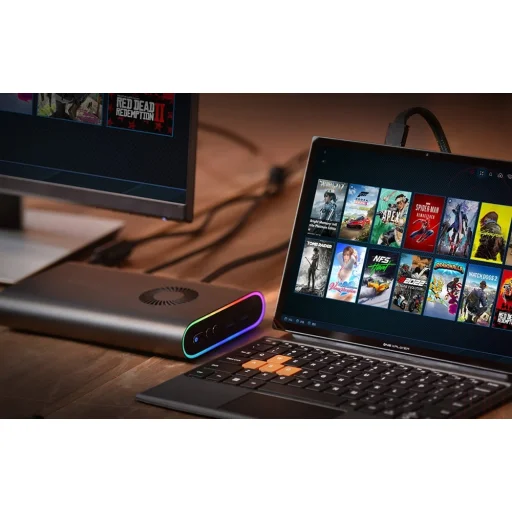 Onexplayer X1 Pro hordozható konzol AMD AI370 32GB RAM 1TB - 8