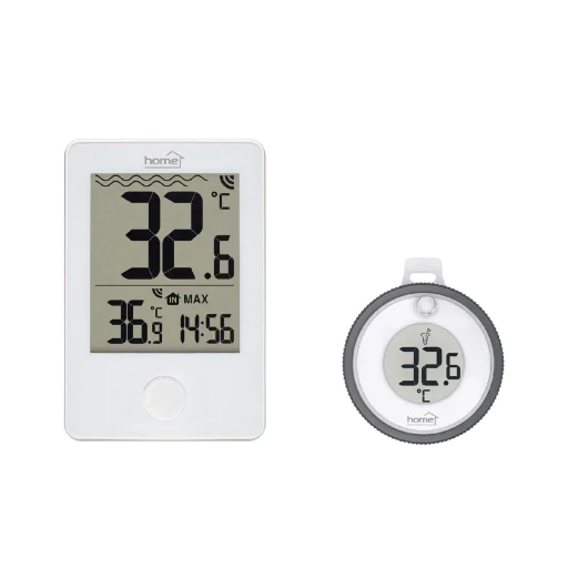 Home HCP60 vezeték nélküli úszó hőmérő, külső-belső hőmérséklet, min/max hőmérsékletek rögzítése, pontos idő, elemes működtetés - 2
