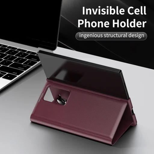 Samsung Galaxy Z Fold6 - Techsuit - SmartView sorozat - Piros. tok - 5