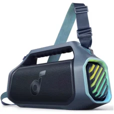 Bluetooth hangszóró Anker Soundcore Boom 2 Plus, 140W, TWS, RGB, Vízálló, Kék A3134031