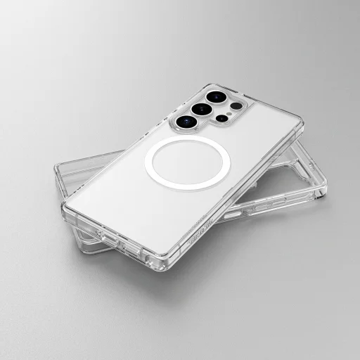  Samsung Galaxy S25 Ultra Átlátszó AmazingThing Minimal Mag tok mágneses gyűrűvel - 5