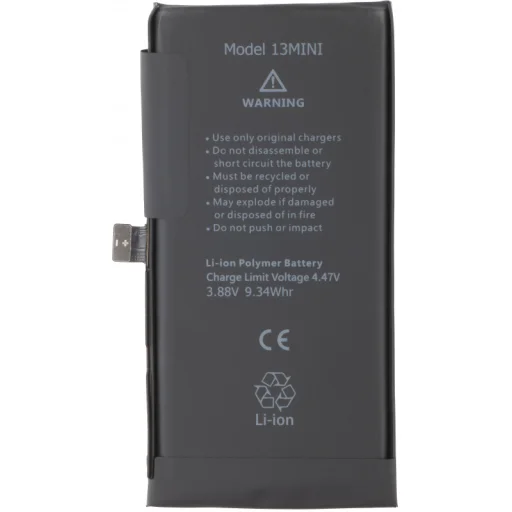 Battery for Apple iPhone 13 mini, with Integrated BMS Flex (no spot welding needed) - 1