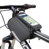 Wozinsky frame bike bag + detachable phone cover up to 6.5 "1.5l black (WBB7BK) thumbnail