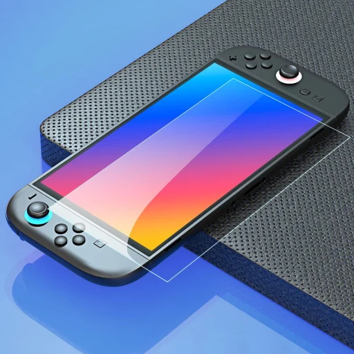  Nintendo Switch 2 Edzett üveg Dux Ducis HD üvegfólia szerelési kerettel - 11