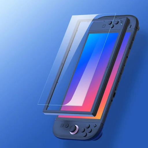  Nintendo Switch 2 Edzett üveg Dux Ducis HD üvegfólia szerelési kerettel - 3