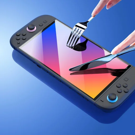  Nintendo Switch 2 Edzett üveg Dux Ducis HD üvegfólia szerelési kerettel - 7