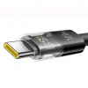 USB-A - USB-C kábel Baseus Display 2, 100W, 5A, 2m, Fekete P10382701111-00 thumbnail