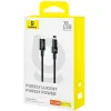 USB-C - Lightning kábel Baseus Gem, 20W, 2.4A, 2m, fekete P10373001111-01 thumbnail