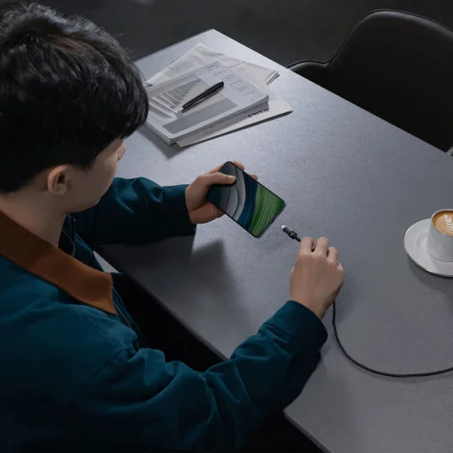 USB-C - Lightning kábel Baseus Gem, 20W, 2.4A, 2m, fekete P10373001111-01 - 7