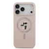  iPhone 17 Pro Max Pink Karl Lagerfeld Liquid Silicone Karl és Choupette MagSafe tok thumbnail